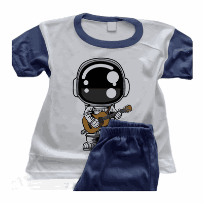 Pijamas Rockero de Astronauta con Guitarra  - Infantiles y Adultos - 0888