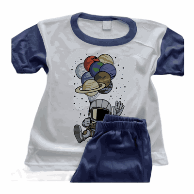 Pijamas con Astronauta con los Globos - Infantiles y Adultos - 0892