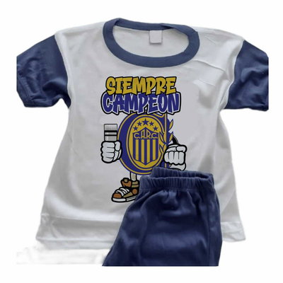 Pijamas de Futbol Rosario Central Siempre Campeón - 9001