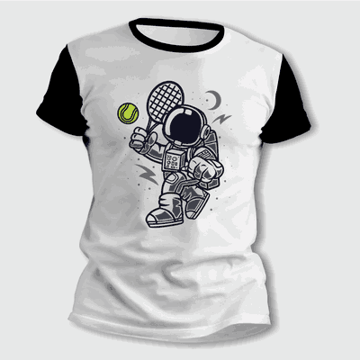 Remeras de Tenis con Astronauta Jugando - Envío a todo el País - 0789