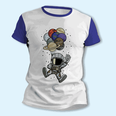 Remeras con Astronauta con los Globos - Envío a todo el País - 0892