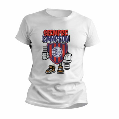 Remera de Futbol San Lorenzo Siempre Campeón - 9001