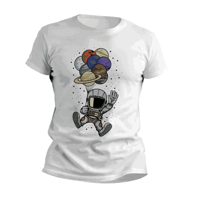 Remeras con Astronauta con los Globos - Diseños Originales - 0892
