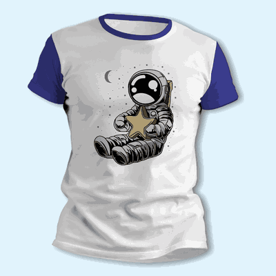 Remeras con Astronauta abrazando una Estrella - Envío a todo el País - 0930