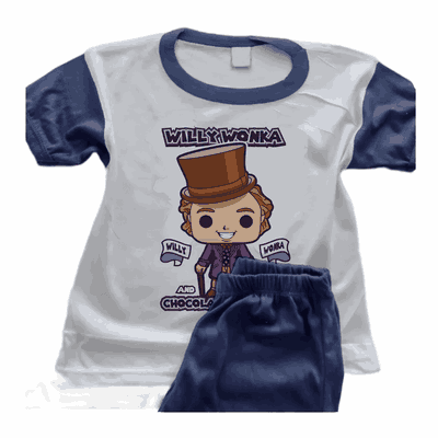 Pijamas Willy Wonka - Fábrica de Chocolate- Infantiles y Adultos - 7085