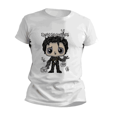 Remeras de Película Joven Manos de Tijeras - Diseños Originales - 7285