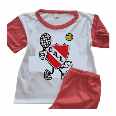 Pijamas de Tenis con Escudo Independiente  - Infantiles y Adultos - 9008