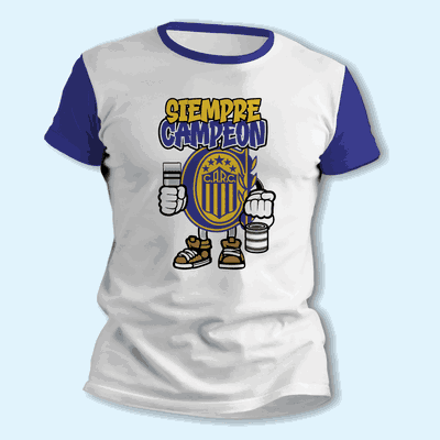 Remeras Rosario Central Siempre Campeón de Futbol - 9001