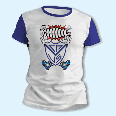 Remeras Velez Sarsfield Gritando el Gol de Futbol - 9002