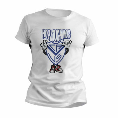 Remera de Futbol con Velez Sarsfield Hoy Jugamos - 9005