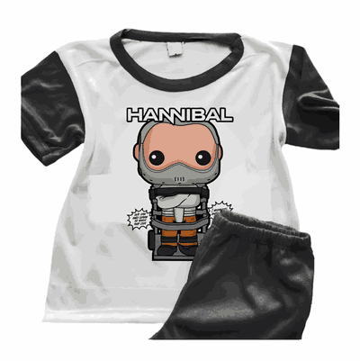 Pijamas de Hannibal Lecter - Cartoon Original - Infantiles y Adultos - 7021