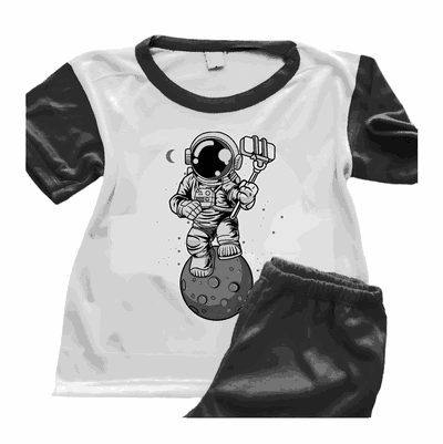 Pijamas con Astronauta Sacando Selfies - Infantiles y Adultos - 0959