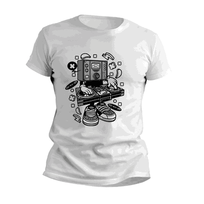 Remeras con DJ - Caricatura Original y Divertida - Diseños Originales - 0353