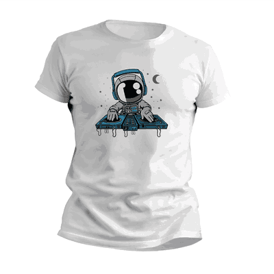 Remeras de Disc Jokey con Astronauta - Diseños Originales - 0976