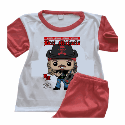 Pijamas Rockeros - Poison - Bret Michaels - Infantiles y Adultos - 7266
