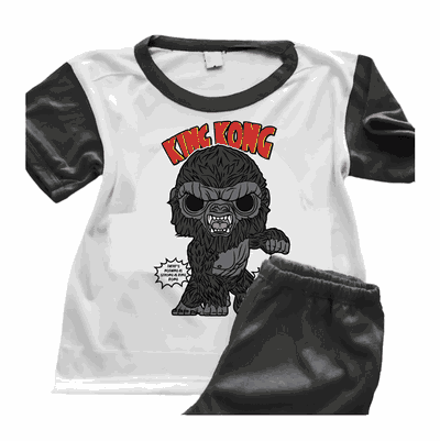 Pijamas de King Kong - Cartoon Divertido - Infantiles y Adultos - 7304