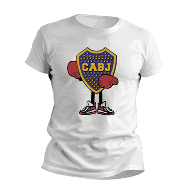 Remeras Boxeo con Escudo Boca Juniors - Diseños Originales - 9012