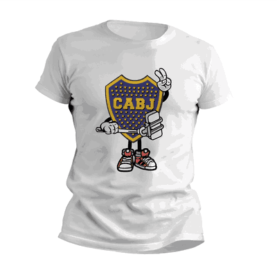 Remeras con Selfie con Escudo Boca Juniors - Diseños Originales - 9038
