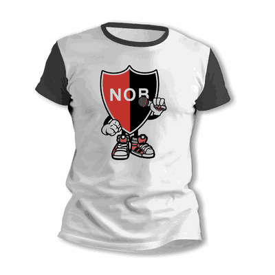 Remeras Rockero con Escudo Newells Old Boys - Envío a todo el País - 9037