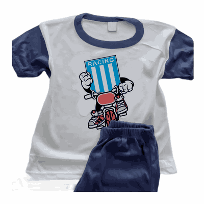 Pijamas de Ciclismo con Escudo Racing Club  - Infantiles y Adultos - 9014