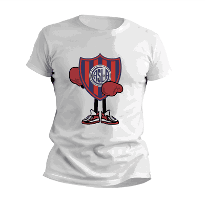 Remeras Boxeo con Escudo San Lorenzo - Diseños Originales - 9012