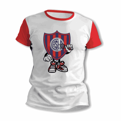 Remeras Rockero con Escudo San Lorenzo - Envío a todo el País - 9037