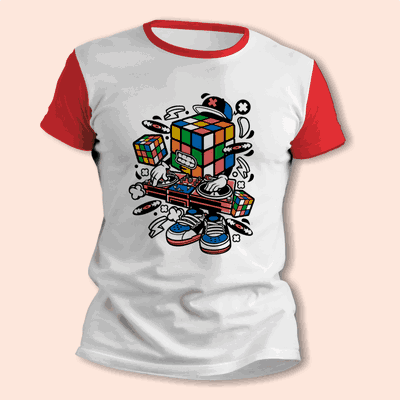 Remeras Cubo de Rubrik - Caricatura de DJ - Envío a todo el País - 0471