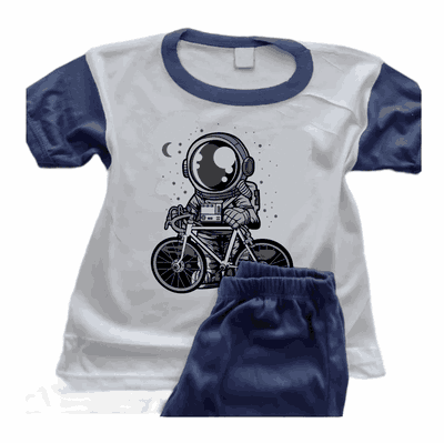 Pijamas de Ciclista Astronauta Entrenando - Infantiles y Adultos - 0978