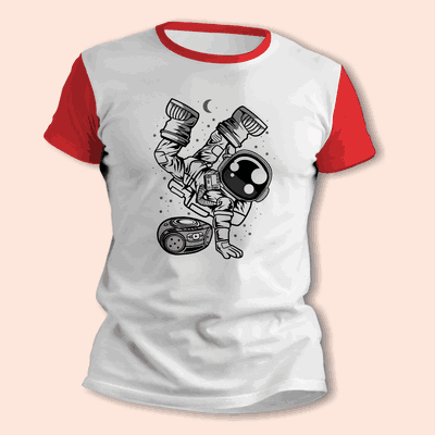 Remeras de Breakdance con Astronauta- Envío a todo el País - 0982