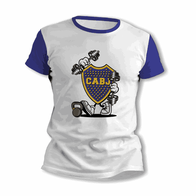 Remeras de GYM con Escudo Boca Juniors - Envío a todo el País - 9033