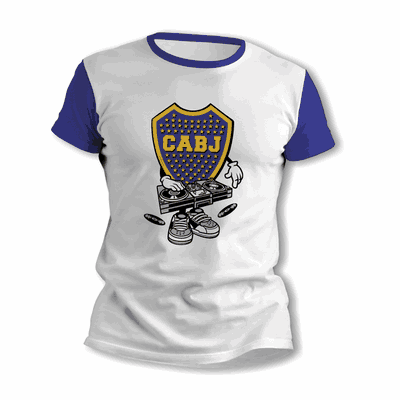Remeras Disc Jockey con Escudo Boca Juniors - Envío a todo el País - 9036
