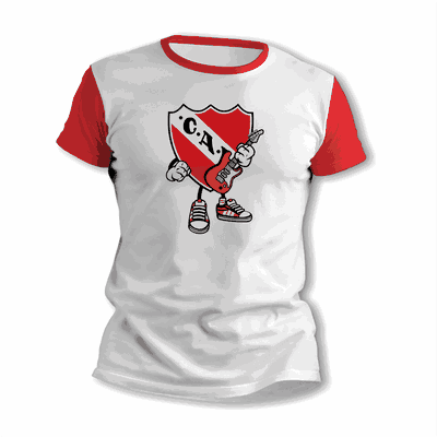 Remeras Guitarra con Escudo Independiente - Envío a todo el País - 9034