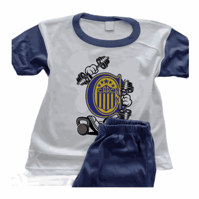 Pijamas de GYM con Escudo Rosario Central  - Infantiles y Adultos - 9033