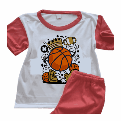 Pijamas con Pelota Campeón de Basquetbol - Infantiles y Adultos - 0276