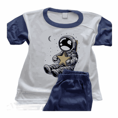 Pijamas con Astronauta abrazando una Estrella - Infantiles y Adultos - 0930