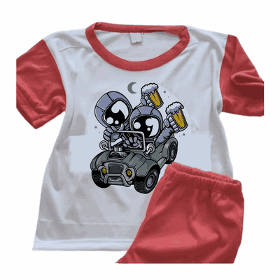 Remera de los Astronautas en Auto con Cerveza - 0943