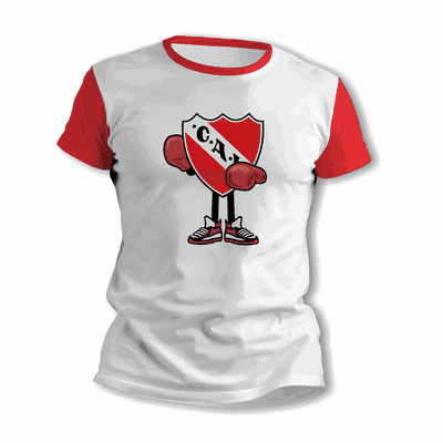 Remeras Boxeo con Escudo Independiente - Envío a todo el País - 9012