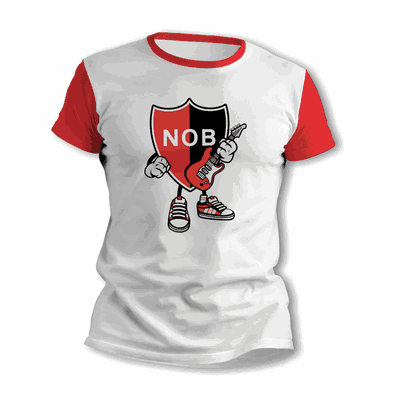 Remeras Guitarra con Escudo Newells Old Boys - Envío a todo el País - 9034