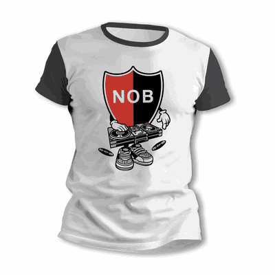 Remeras Disc Jockey con Escudo Newells Old Boys - Envío a todo el País - 9036