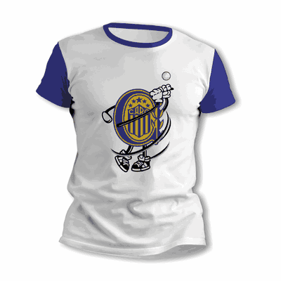 Remeras de Golf con Escudo Rosario Central - Envío a todo el País - 9009