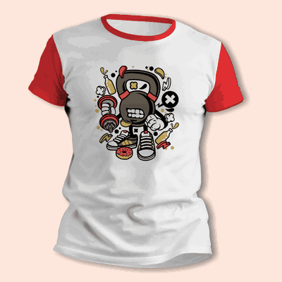 Remeras GYM - Caricaturas Pesa Rusa o Kettlebell - Envío a todo el País - 0203