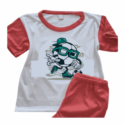 Pijamas de Futbol Divertida con Pelota Jugando - Infantiles y Adultos - 0511