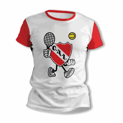 Remeras de Tenis con Escudo Independiente - Envío a todo el País - 9008