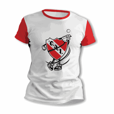 Remeras de Golf con Escudo Independiente - Envío a todo el País - 9009