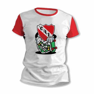 Remeras de Skater con Escudo Independiente - Envío a todo el País - 9013