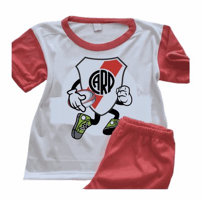 Pijamas de Rugby con Escudo River Plate  - Infantiles y Adultos - 9010