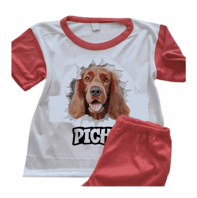 Pijamas de Perro Cocker Personalizando su Nombre - 6412
