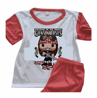Pijamas de Guns and Roses con Axl Rose - Infantiles y Adultos - 7052