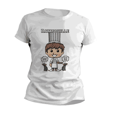 Remeras con Ratatouille - Chef Funko Pop - Diseños Originales - 7326
