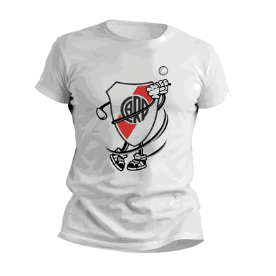 Remeras de Golf con Escudo River Plate - Diseños Originales - 9009